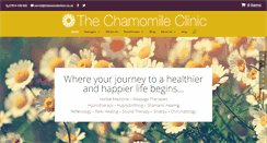 Desktop Screenshot of chamomileclinic.co.uk