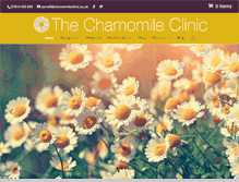 Tablet Screenshot of chamomileclinic.co.uk